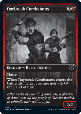 Daybreak Combatants [Innistrad: Double Feature] | Red Riot Games CA