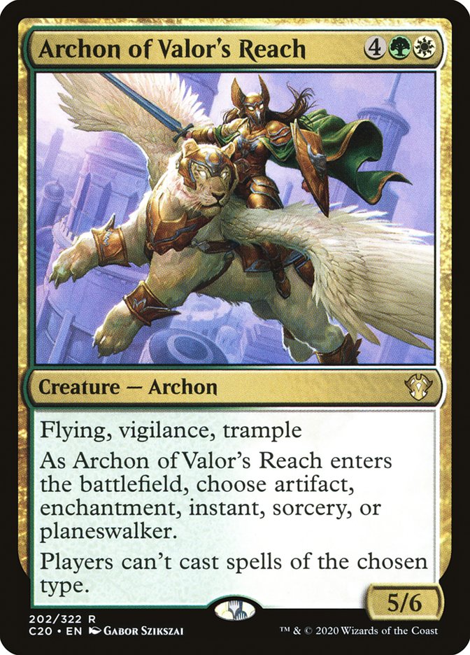 Archon of Valor's Reach [Commander 2020] | Red Riot Games CA