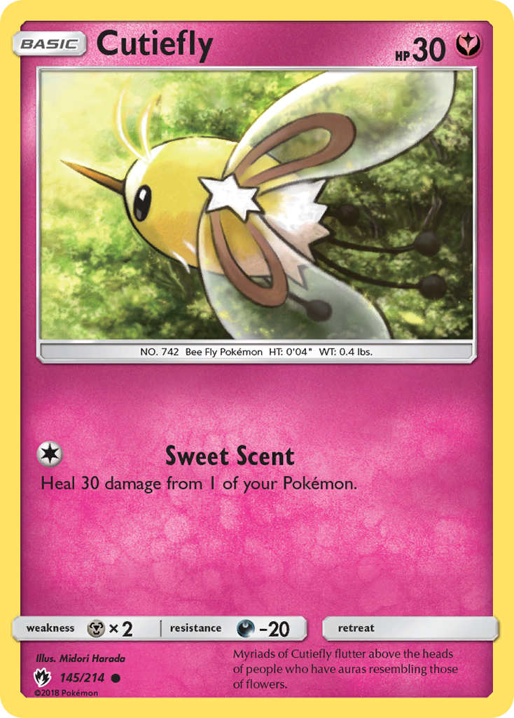 Cutiefly (145/214) [Sun & Moon: Lost Thunder] | Red Riot Games CA