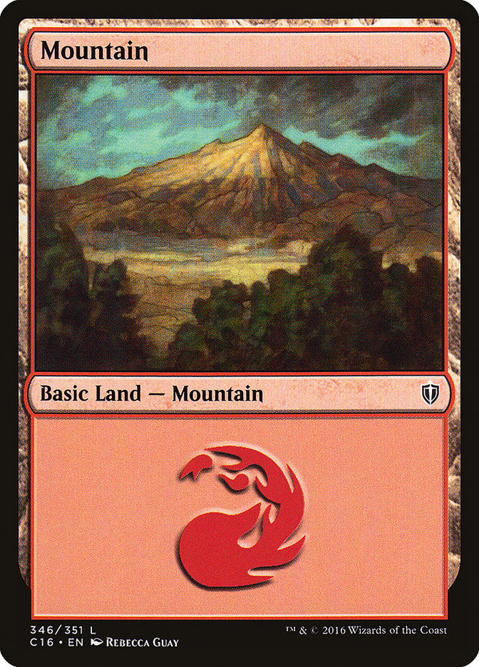 Mountain (346) [Commander 2016] | Red Riot Games CA
