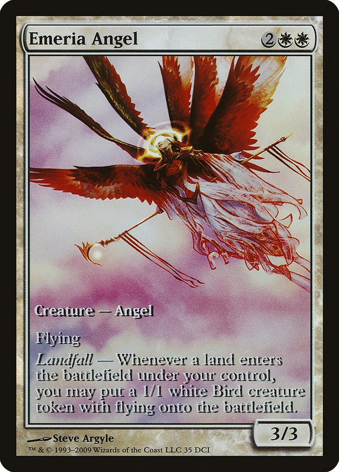 Emeria Angel (Game Day) (Extended Art) [Zendikar Promos] | Red Riot Games CA
