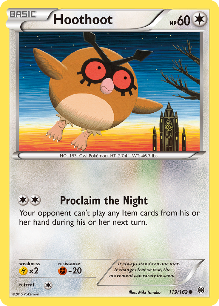 Hoothoot (119/162) [XY: BREAKthrough] | Red Riot Games CA