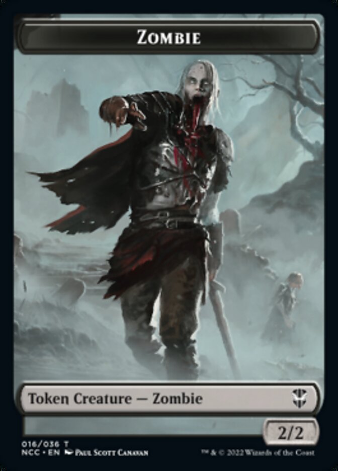 Zombie // Drake Double-Sided Token [Streets of New Capenna Commander Tokens] | Red Riot Games CA