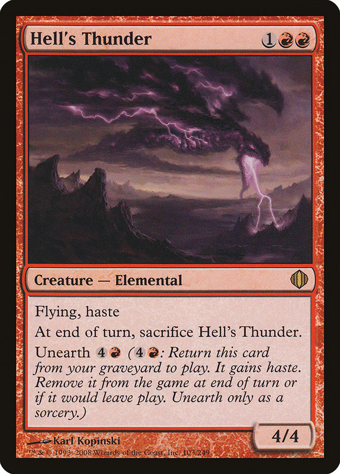 Hell's Thunder [Shards of Alara] | Red Riot Games CA