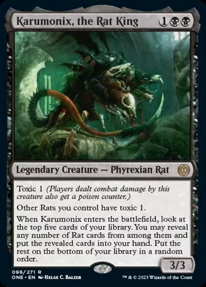 Karumonix, the Rat King [Phyrexia: All Will Be One] | Red Riot Games CA
