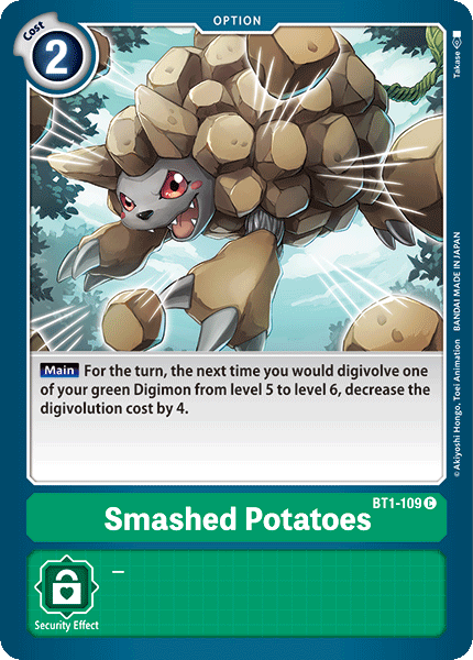 Smashed Potatoes [BT1-109] [Release Special Booster Ver.1.0] | Red Riot Games CA