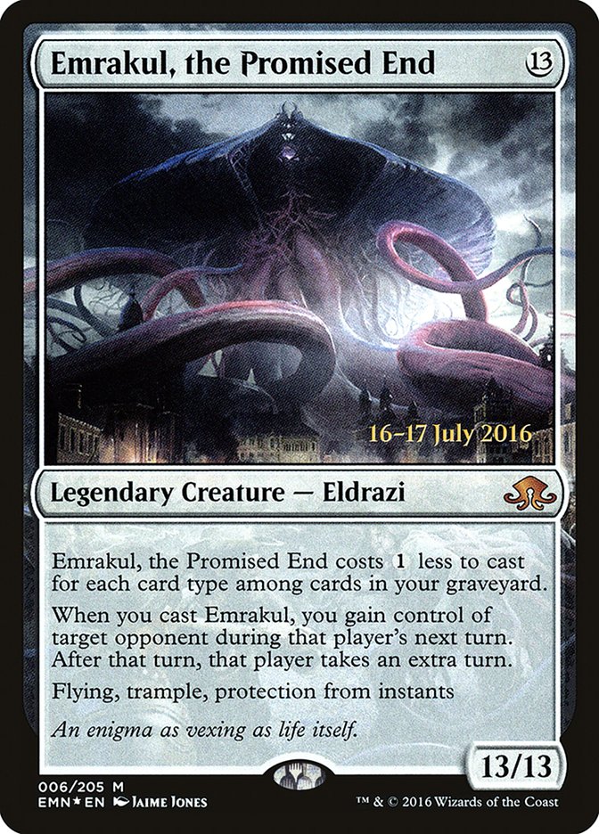 Emrakul, the Promised End [Eldritch Moon Prerelease Promos] | Red Riot Games CA