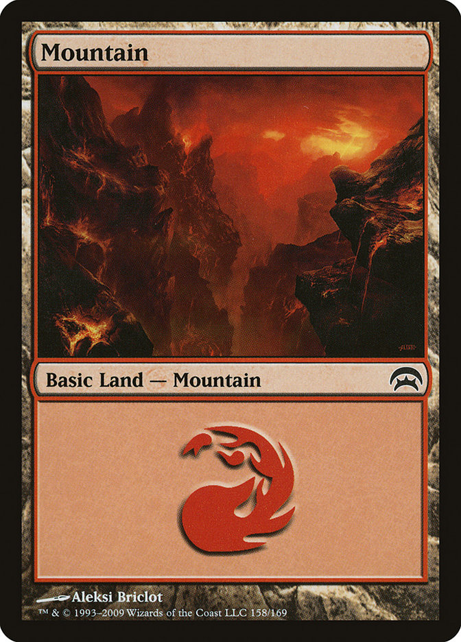 Mountain (158) [Planechase] | Red Riot Games CA
