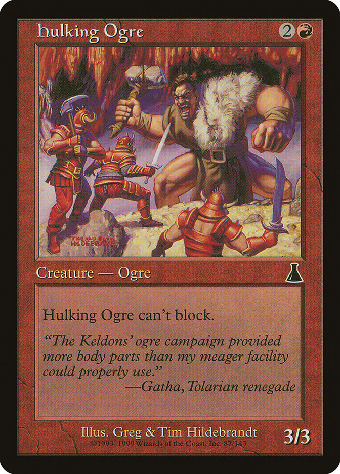 Hulking Ogre [Urza's Destiny] | Red Riot Games CA