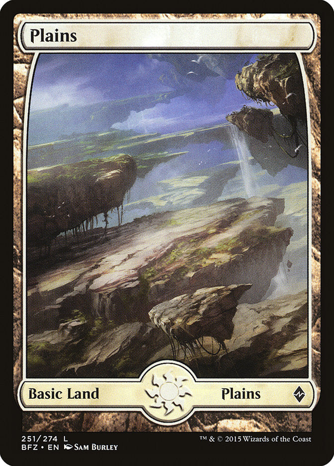 Plains (251) (Full Art) [Battle for Zendikar] | Red Riot Games CA