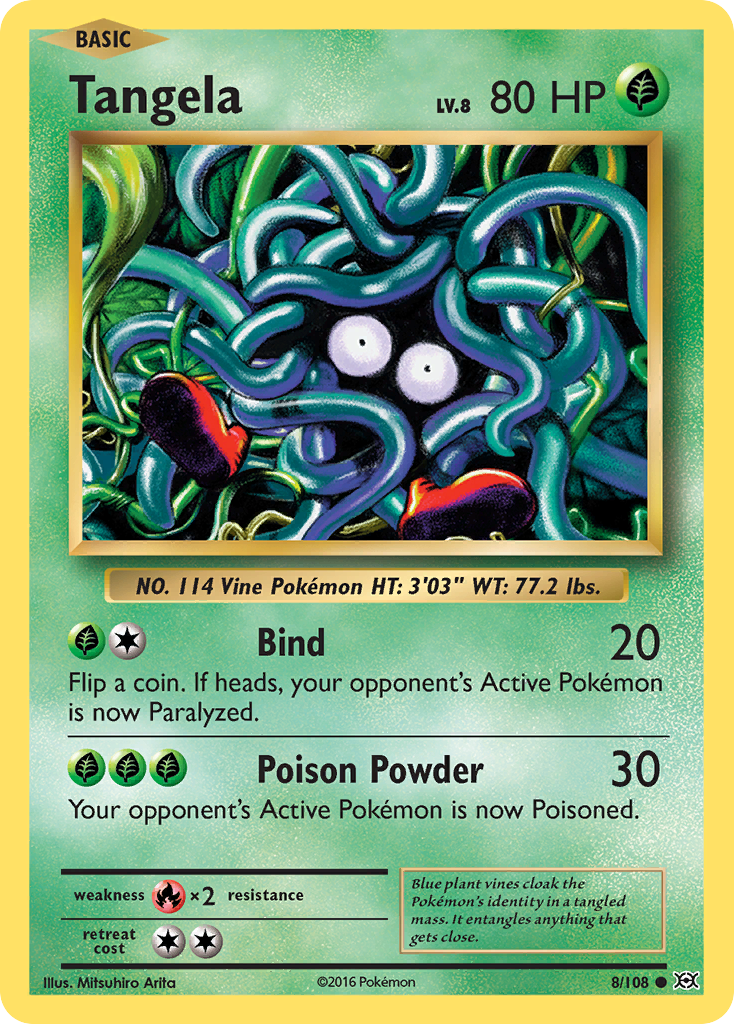 Tangela (8/108) [XY: Evolutions] | Red Riot Games CA