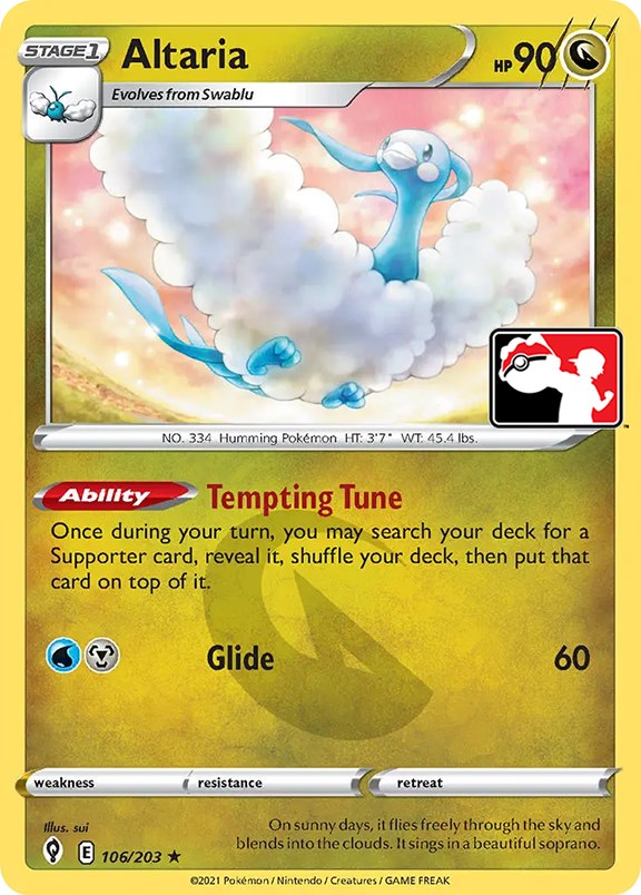 Altaria (106/203) [Prize Pack Series One] | Red Riot Games CA