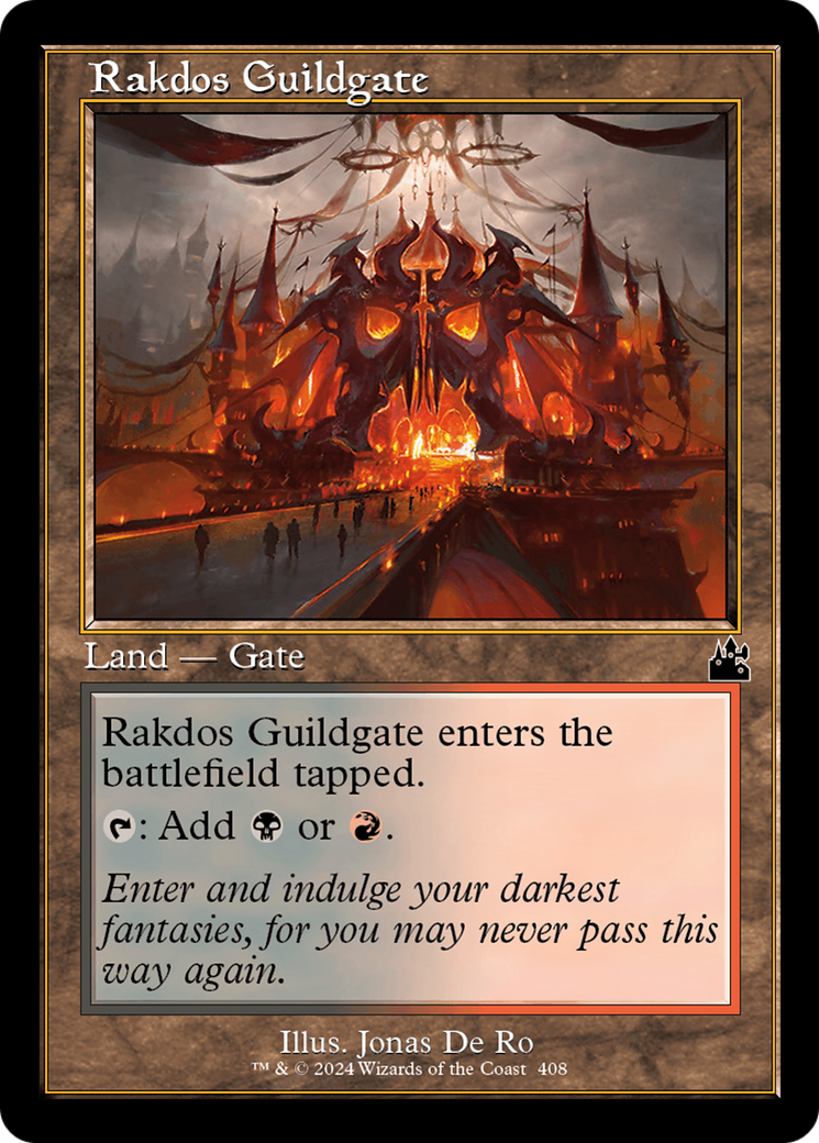 Rakdos Guildgate (Retro Frame) [Ravnica Remastered] | Red Riot Games CA