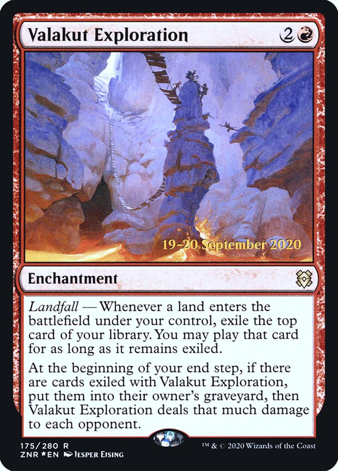 Valakut Exploration [Zendikar Rising Prerelease Promos] | Red Riot Games CA