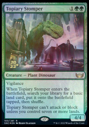 Topiary Stomper [Streets of New Capenna Prerelease Promos] | Red Riot Games CA