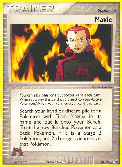Maxie (73/95) [EX: Team Magma vs Team Aqua] | Red Riot Games CA