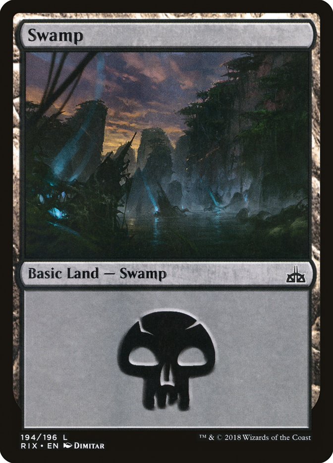 Swamp (194) [Rivals of Ixalan] | Red Riot Games CA