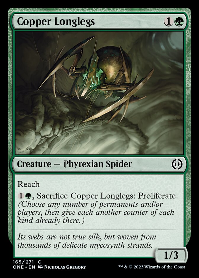 Copper Longlegs [Phyrexia: All Will Be One] | Red Riot Games CA