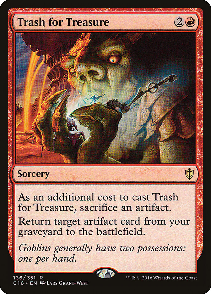 Trash for Treasure [Commander 2016] | Red Riot Games CA
