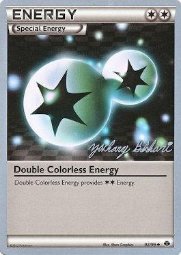 Double Colorless Energy (92/99) (CMT - Zachary Bokhari) [World Championships 2012] | Red Riot Games CA