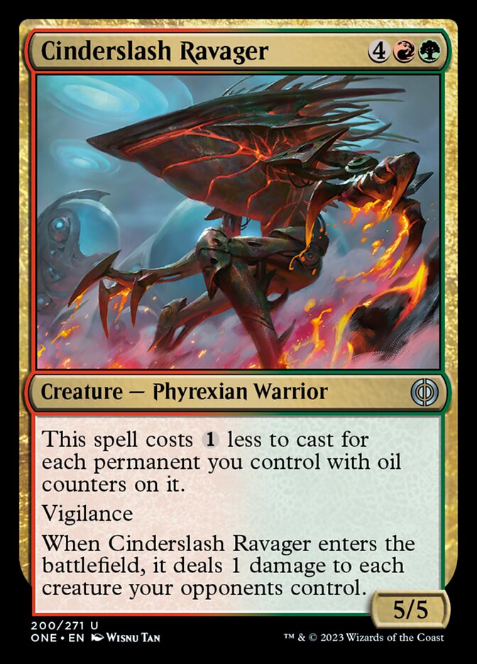 Cinderslash Ravager [Phyrexia: All Will Be One] | Red Riot Games CA