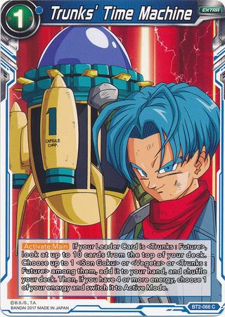 Trunks' Time Machine (BT2-066) [Union Force] | Red Riot Games CA
