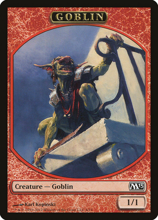 Goblin Token [Magic 2013 Tokens] | Red Riot Games CA