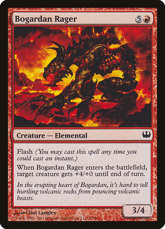 Bogardan Rager [Duel Decks: Knights vs. Dragons] | Red Riot Games CA