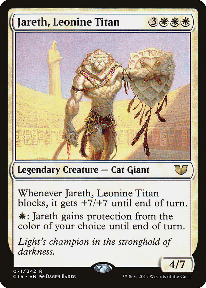 Jareth, Leonine Titan [Commander 2015] | Red Riot Games CA