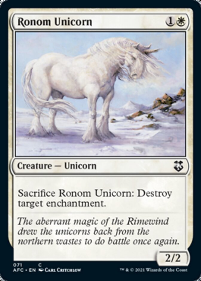 Ronom Unicorn [Dungeons & Dragons: Adventures in the Forgotten Realms Commander] | Red Riot Games CA