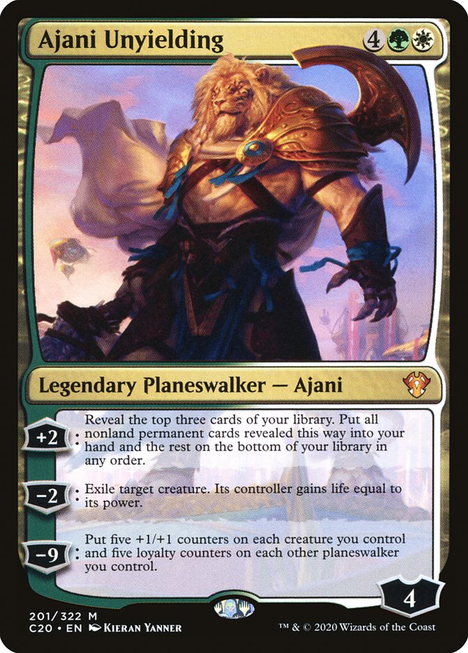 Ajani Unyielding [Commander 2020] | Red Riot Games CA
