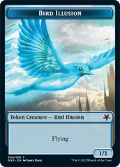 Bird Illusion // Elf Warrior Double-Sided Token [Game Night: Free-for-All Tokens] | Red Riot Games CA