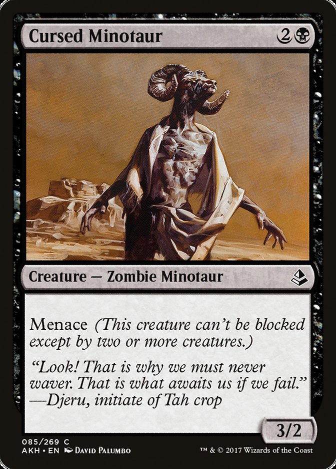 Cursed Minotaur [Amonkhet] | Red Riot Games CA