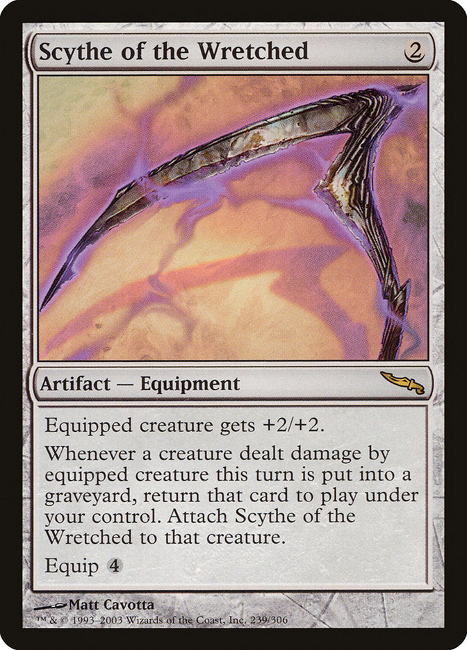 Scythe of the Wretched [Mirrodin] | Red Riot Games CA