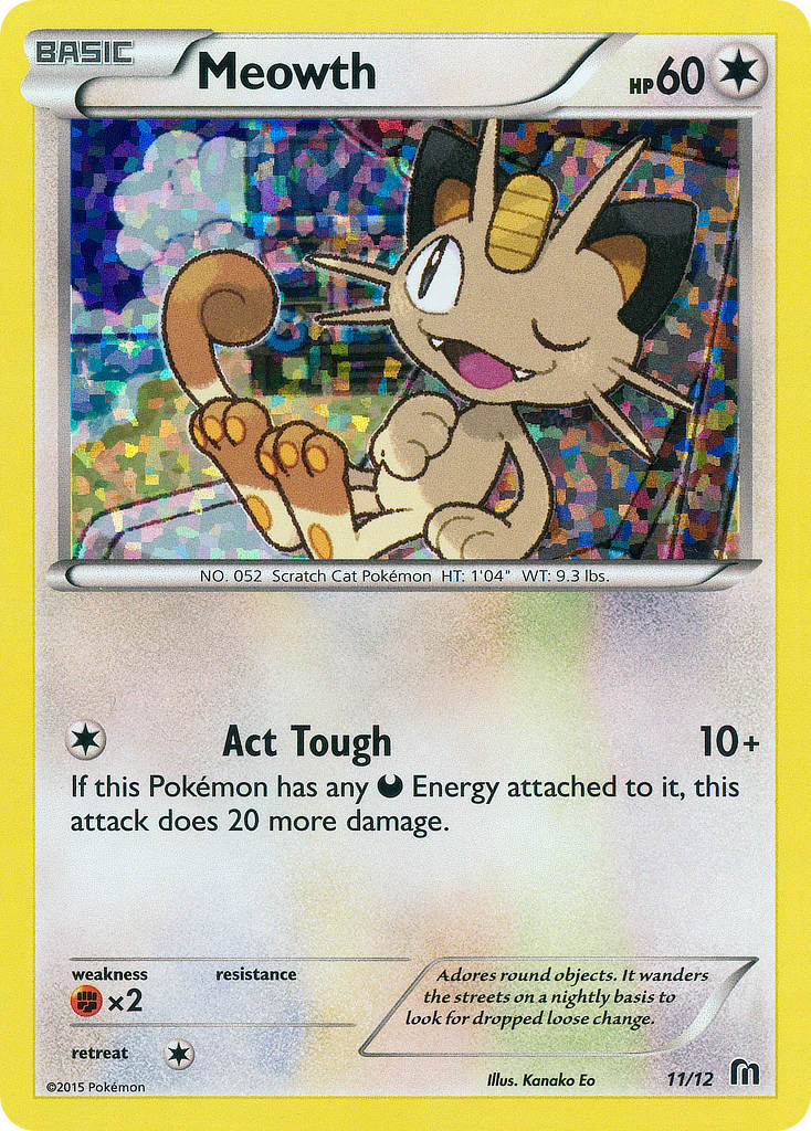 Meowth (11/12) [McDonald's Promos: 2016 Collection] | Red Riot Games CA