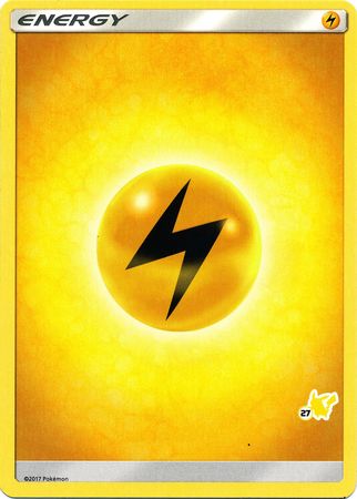 Lightning Energy (Pikachu Stamp #27) [Battle Academy 2020] | Red Riot Games CA