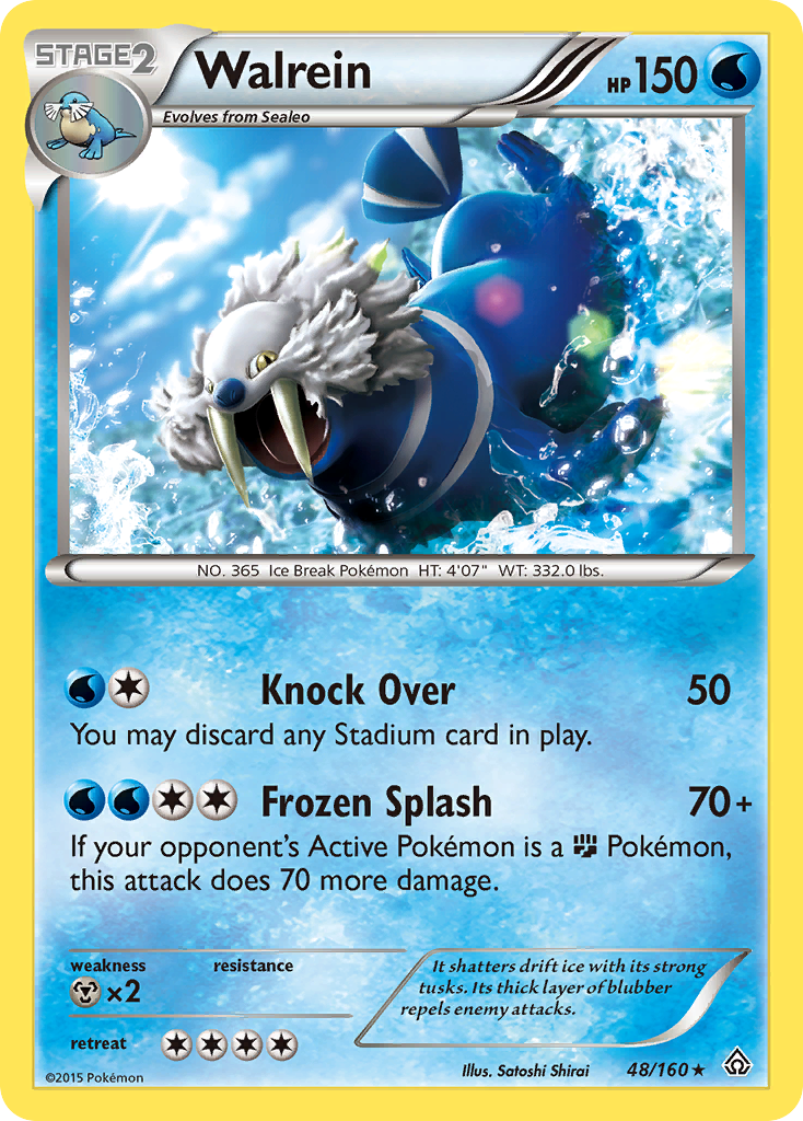 Walrein (48/160) [XY: Primal Clash] | Red Riot Games CA