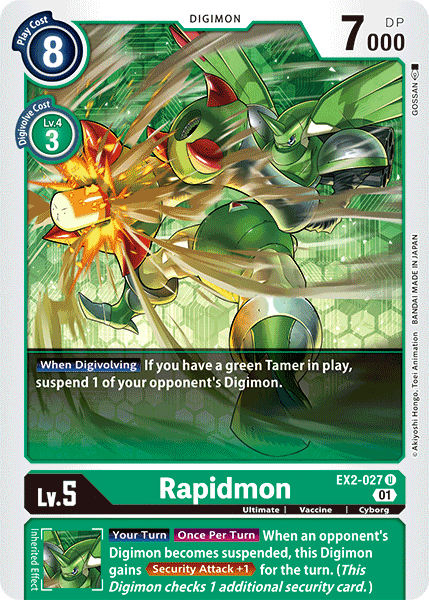 Rapidmon [EX2-027] [Digital Hazard] | Red Riot Games CA