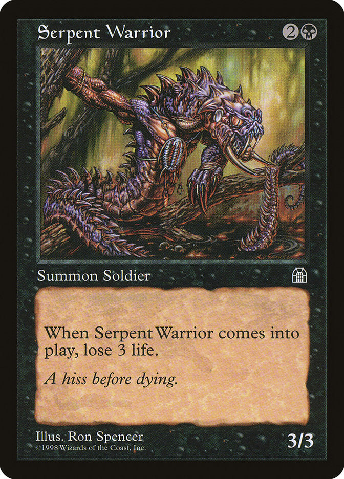Serpent Warrior [Stronghold] | Red Riot Games CA