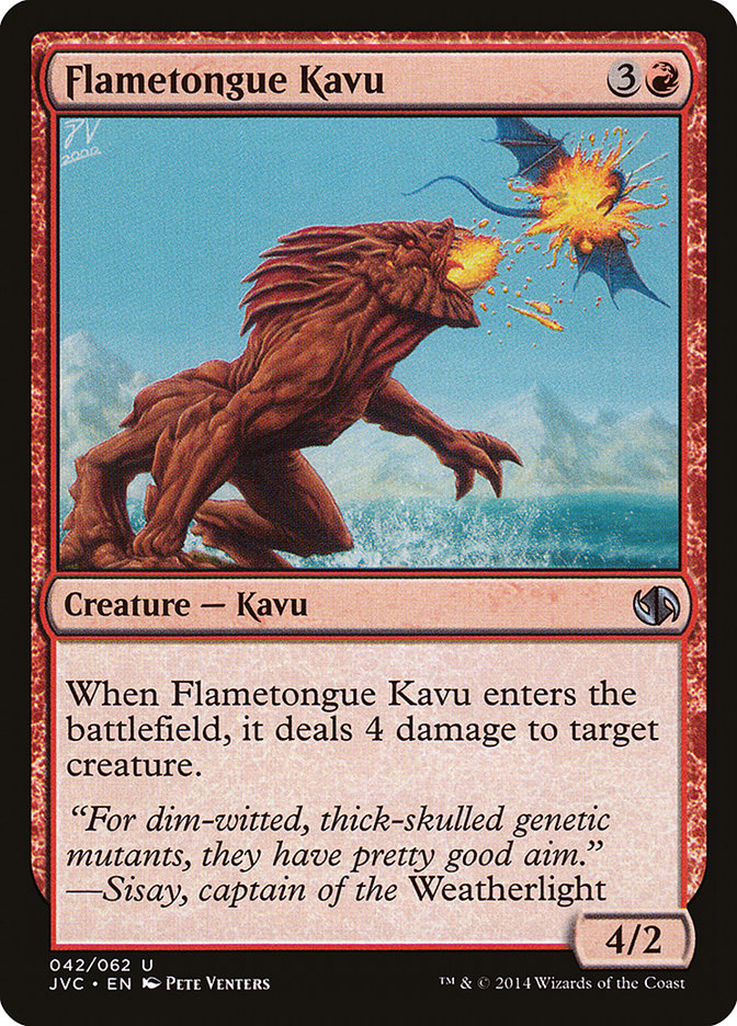 Flametongue Kavu [Duel Decks Anthology] | Red Riot Games CA