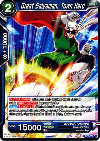 Great Saiyaman, Town Hero (BT5-032) [Miraculous Revival] | Red Riot Games CA