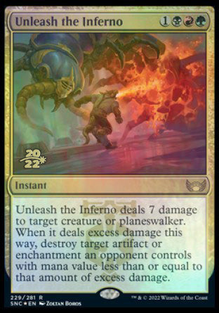 Unleash the Inferno [Streets of New Capenna Prerelease Promos] | Red Riot Games CA
