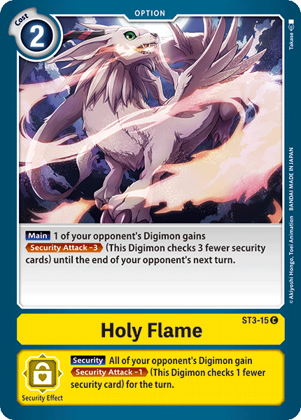 Holy Flame [ST3-15] [Starter Deck: Heaven's Yellow] | Red Riot Games CA