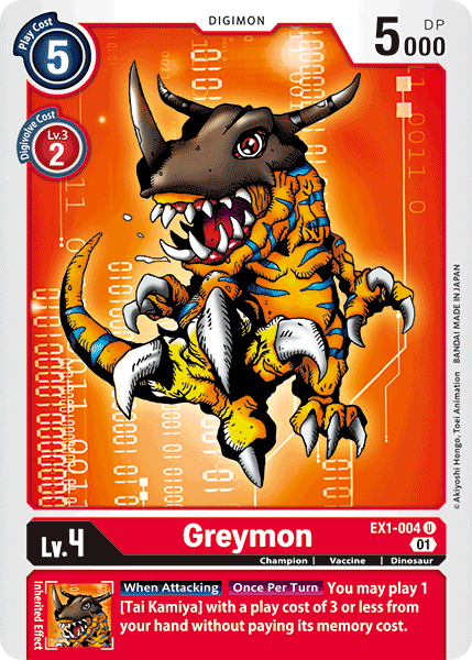 Greymon [EX1-004] [Classic Collection] | Red Riot Games CA