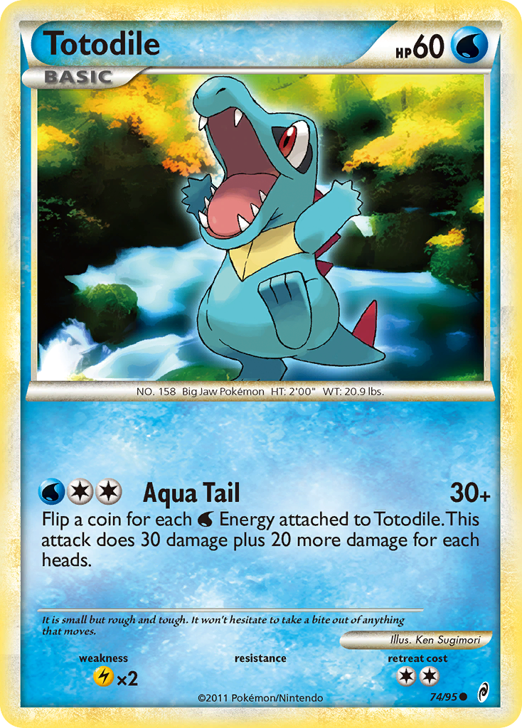 Totodile (74/95) [HeartGold & SoulSilver: Call of Legends] | Red Riot Games CA