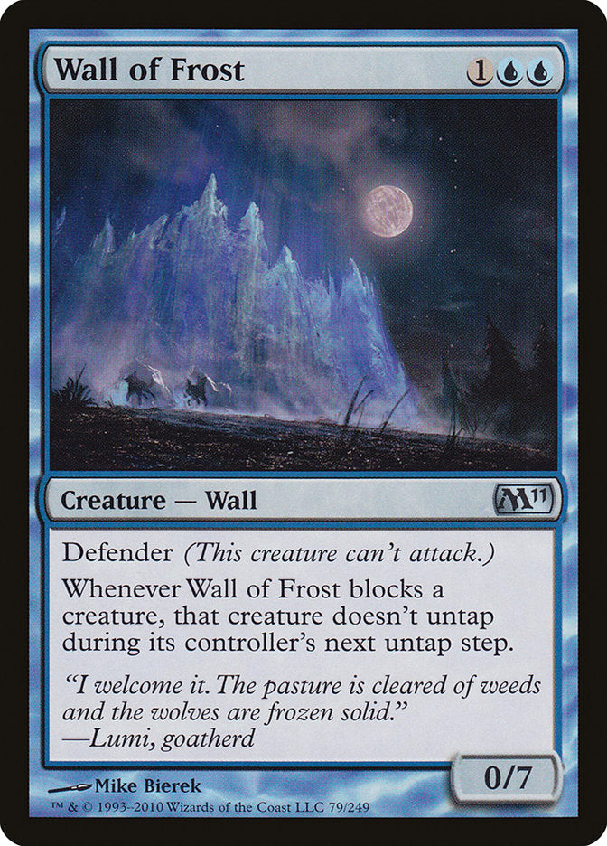 Wall of Frost [Magic 2011] | Red Riot Games CA
