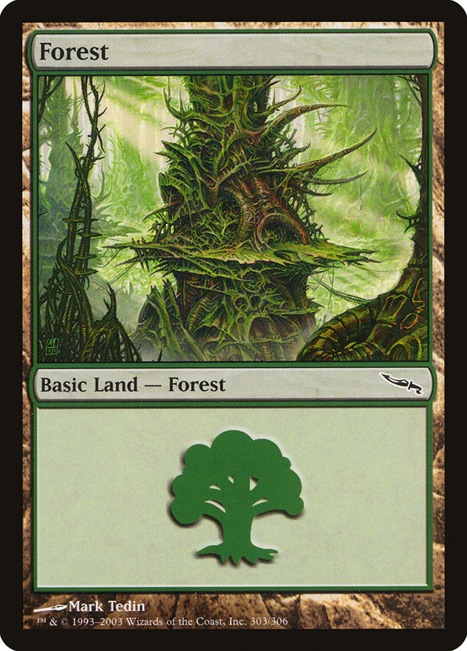 Forest (303) [Mirrodin] | Red Riot Games CA