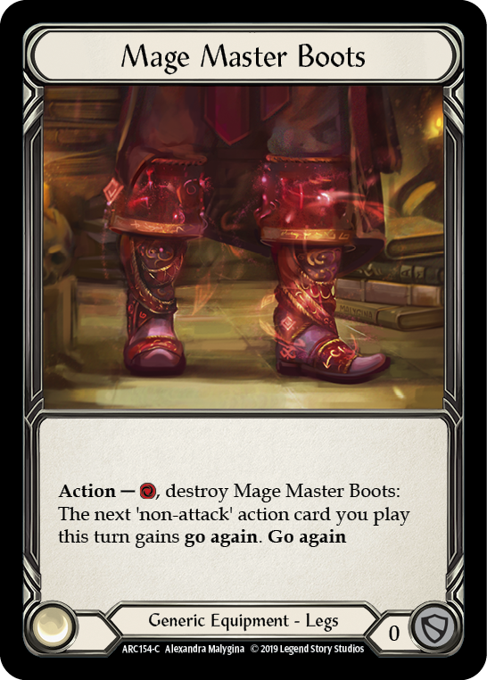 Mage Master Boots [ARC154-C] (Arcane Rising)  1st Edition Cold Foil | Red Riot Games CA