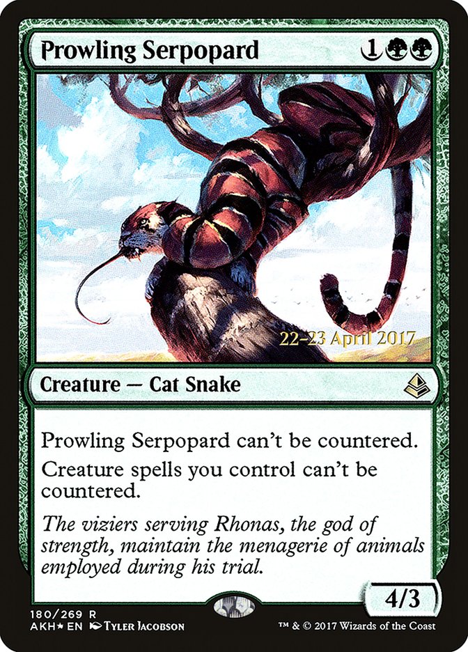 Prowling Serpopard [Amonkhet Prerelease Promos] | Red Riot Games CA