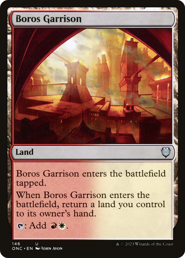 Boros Garrison [Phyrexia: All Will Be One Commander] | Red Riot Games CA